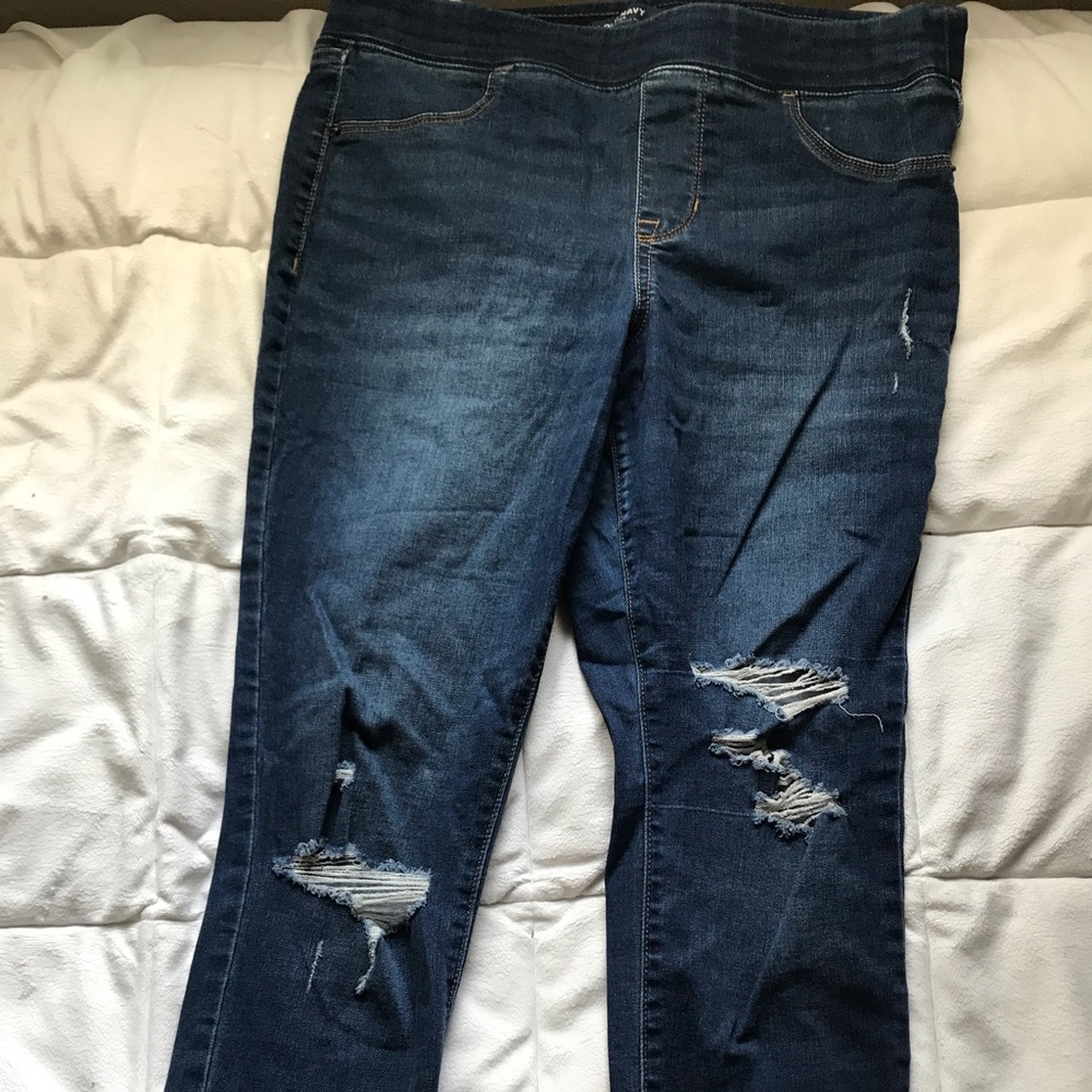 old navy seamless waistband jeans